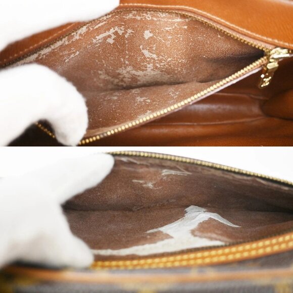 LOUIS VUITTON Marly Dragonne GM Clutch Hand Bag Monogram Brown - Picture 12 of 15